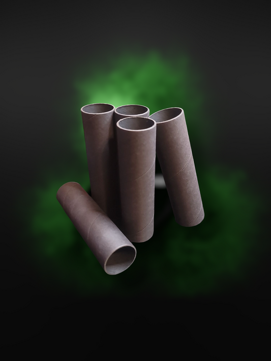 5" Spiral Paper Tubes for Smoke Rounds-(Black) –  5 Pack